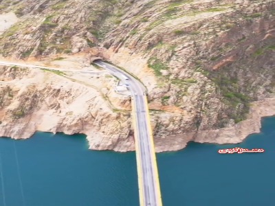 نمای باشکوه از جاده ایذه به دهدز