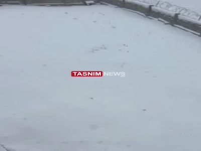 بارش برف زیبای پاییزی پیرانشهر