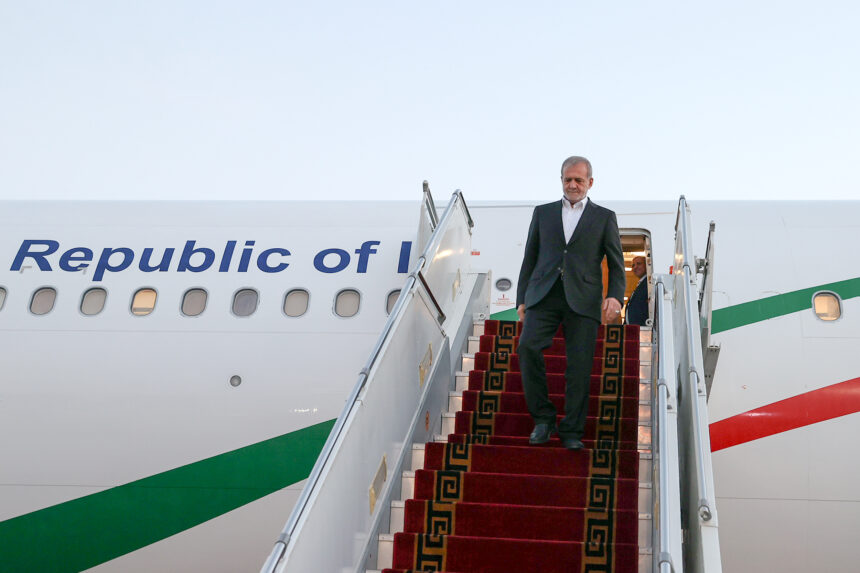 پزشکیان به قزوین رفت