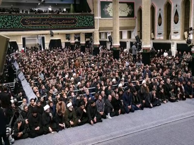 روضه‌خوانی مهدی رسولی در حسینیه امام خمینی(ره) به زبان ترکی