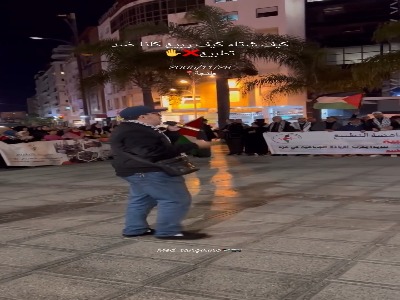 تظاهرات شهروندان مغرب در حمایت از غزه