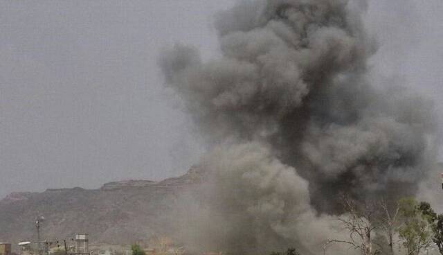 حمله عربستان به یک شهر مرزی یمن