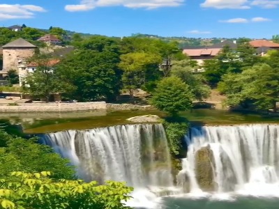 آبشار پلیوا، آبشار ۲۱ متری