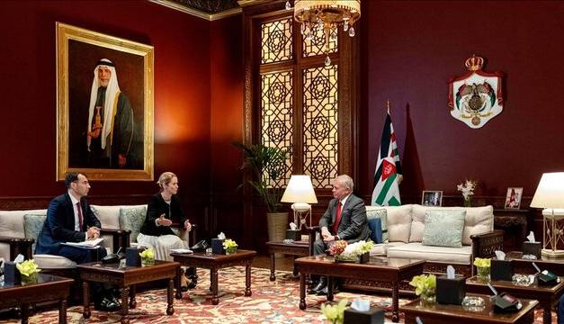 اوضاع غزه؛ محور گفت‌وگوی پادشاه اردن و کایا کالاس