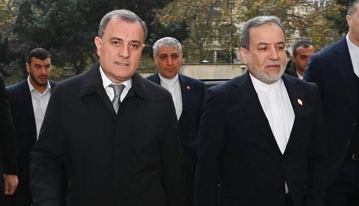 جیحون بایراموف در باکو از عراقچی استقبال کرد