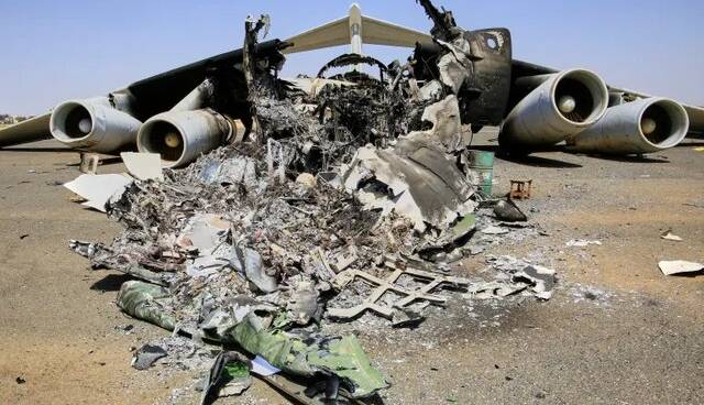 سقوط هواپیمای نظامی در سودان