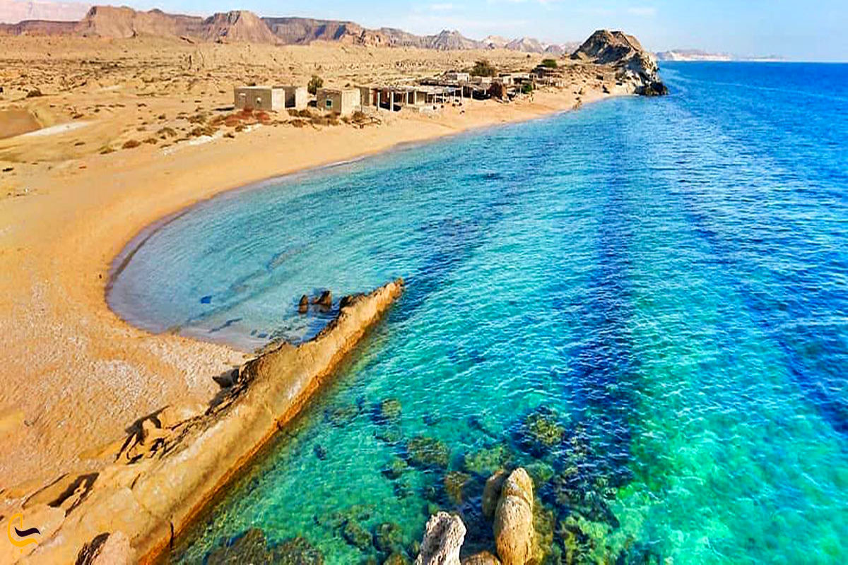 سواحل زیبای تبن کوشکنار غرب هرمزگان