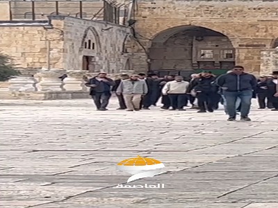 تعرض شهرک‌نشینان صهیونیست به مسجدالاقصی