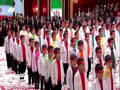 اجرای سرود نسل آرمانی توسط نوجوان‌های ایران