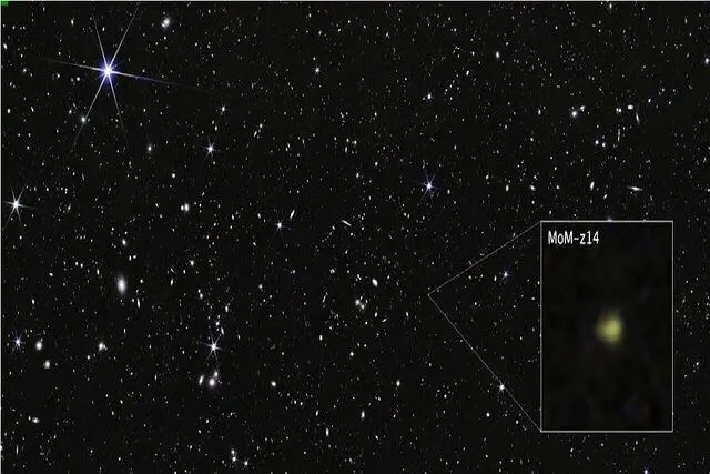 تصویر جدید «جیمز وب» از یک کهکشان اولیه