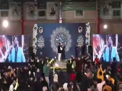 اجرای شنیدنی کربلایی امین قدیم در جشن بزرگ نیمه شعبان مشهد