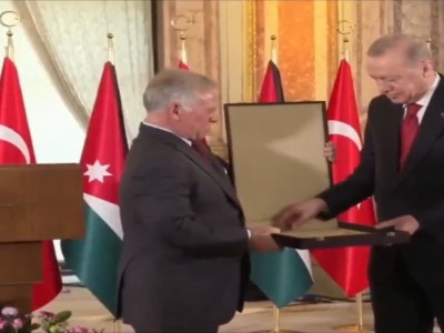 هدیه ویژه پادشاه اردن به اردوغان