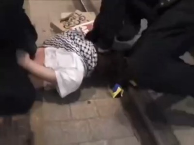 حمله وحشیانه پلیس استرالیا به حامیان فلسطین