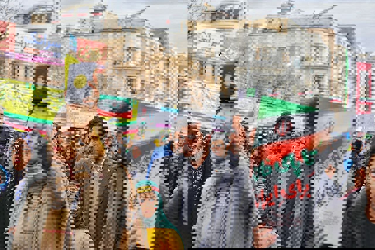 معاون علمی رئیس‌جمهور در راهپیمایی ۲۲ بهمن حضور یافت