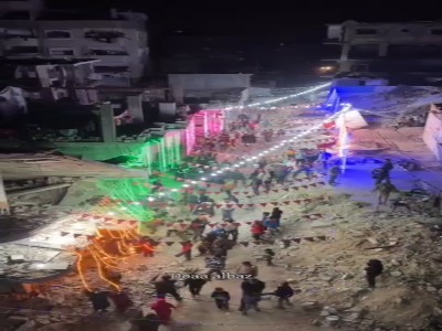 استقبال از ماه رمضان در ویرانه‌های غزه