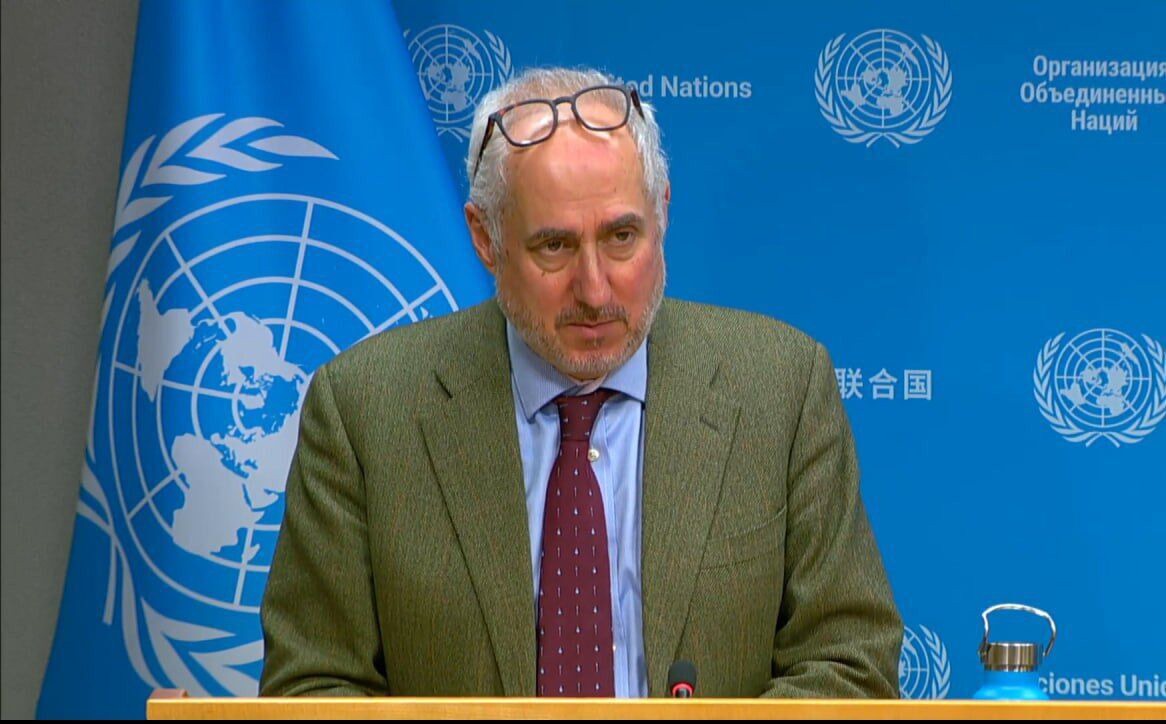 سخنگوی سازمان ملل: دبیرکل مانند دیگران، بسیار نگران افزایش نیروهای نظامی و رزمایش‌ها در خلیج فارس است