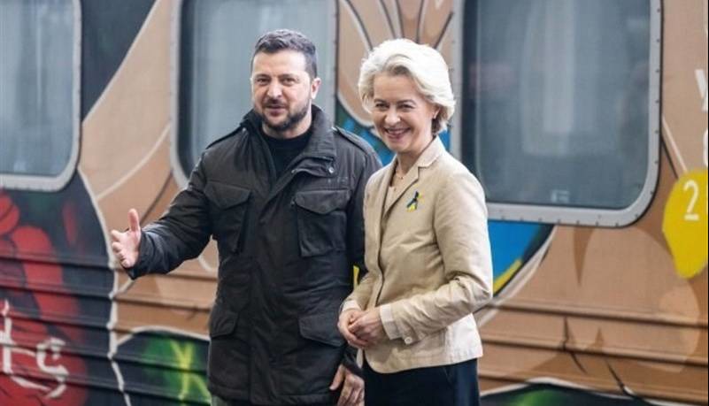 سفر مقامات اروپایی به کی یف در سالروز جنگ اوکراین