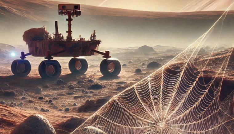 ناسا تصاویری از تارهای عنکبوت در مریخ منتشر کرد که دانشمندان را شوکه کرده است!