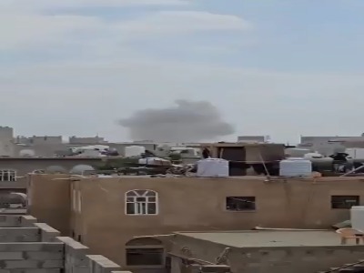 تصاویری از حملهٔ هوایی عربستان به فرودگاه صنعاء
