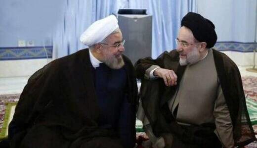 حمله تند «کیهان» به روحانی و خاتمی: پادوهای داخلی آمریکا به دست‌وپا افتاده‌اند