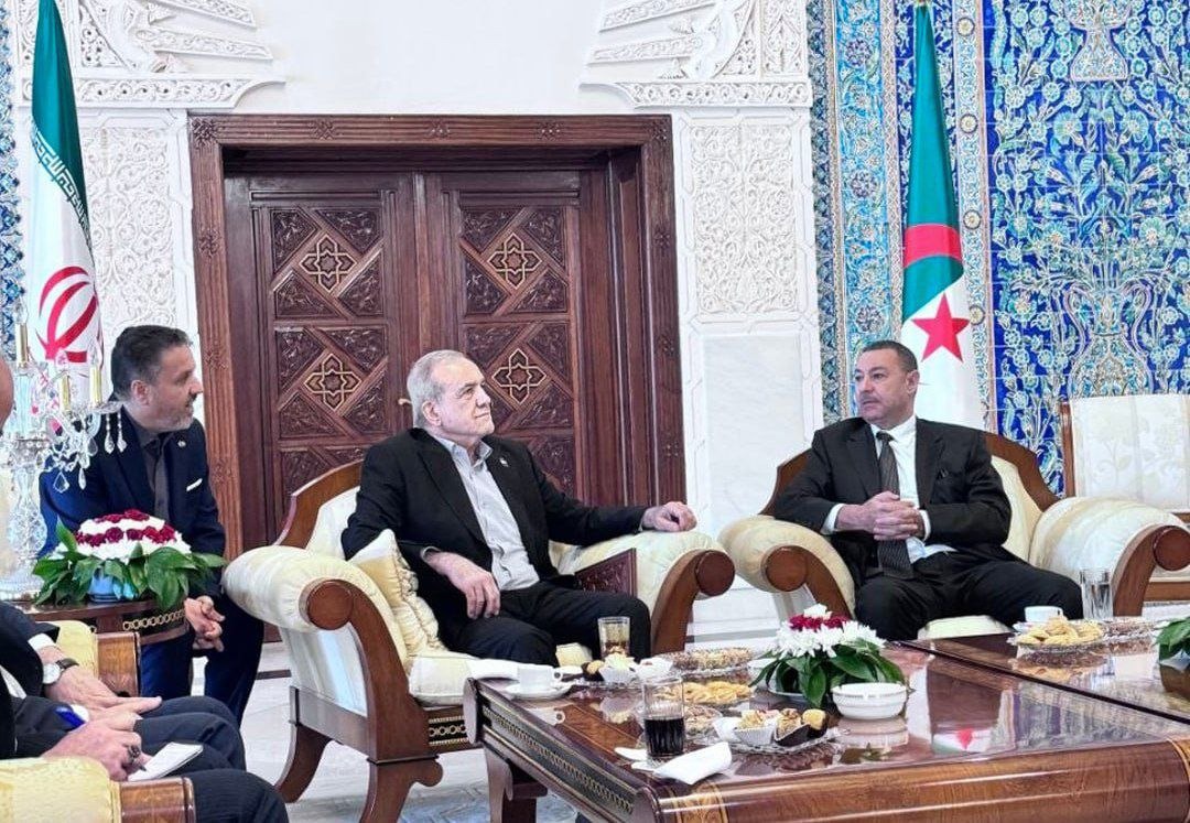 استقبال وزیر کشور الجزایر از پزشکیان