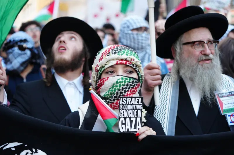 غوغای دانشجویان نیویورکی در حمایت از فلسطین